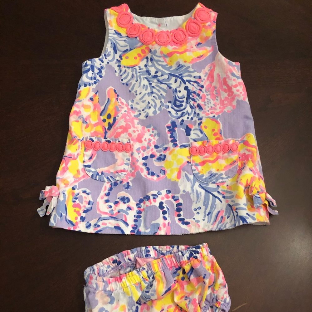 *SOLD*Lilly Pulitzer So Snappy Infant Shift 12-18